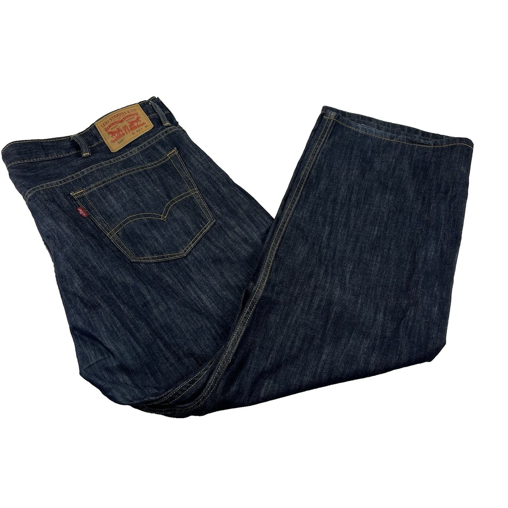 Levi's Men's 559 Relaxed Straight Fit Blue Jeans Size 42 X 30
